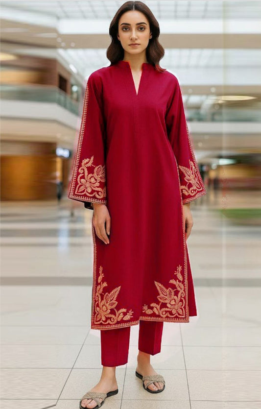 Premium Embroidered Lawn 2PC Collection | Sapphire