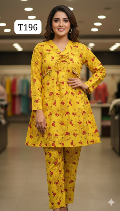 Cotton 2p fronk stitched