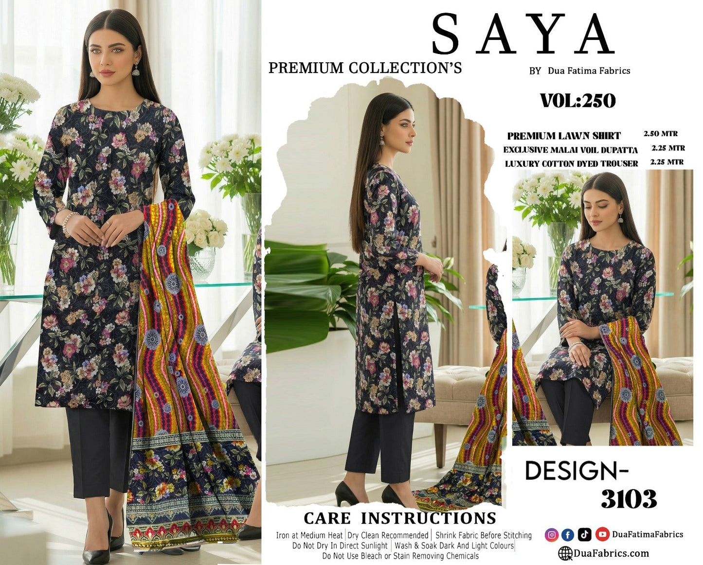Premium Lawn 3-Piece