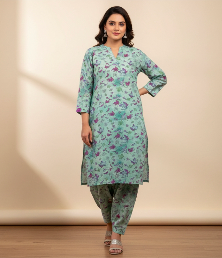 Luxury Branded Khaddar 2-Piece | Premium Winter Fabric