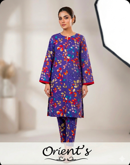 Orient Allover Printed Lawn 2-Piece Suit (Orignal)