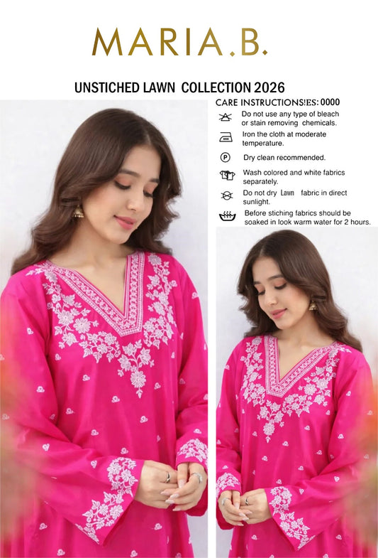 Premium Embroidered Lawn 2PC Collection | Maria b