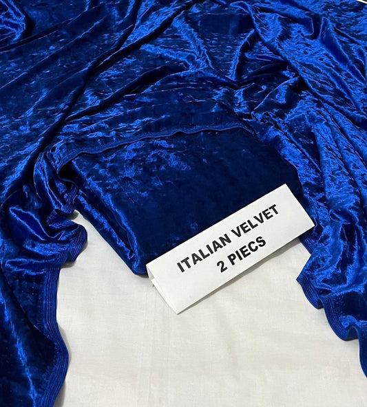 Imported italian Velvet 2 piece Original Collection
