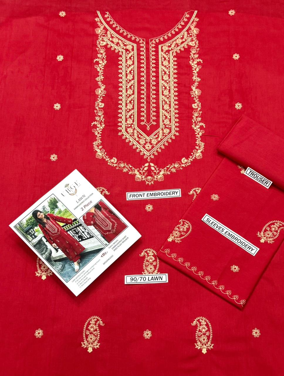Premium Embroidered Lawn 2PC Collection | URGE