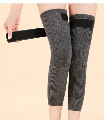 Luxury Cashmere Knee Pads–Ultra-Warm, Non-Slip & Adjustable Leg Protectors (2 PCS)