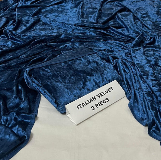 Imported italian Velvet 2 piece Original Collection