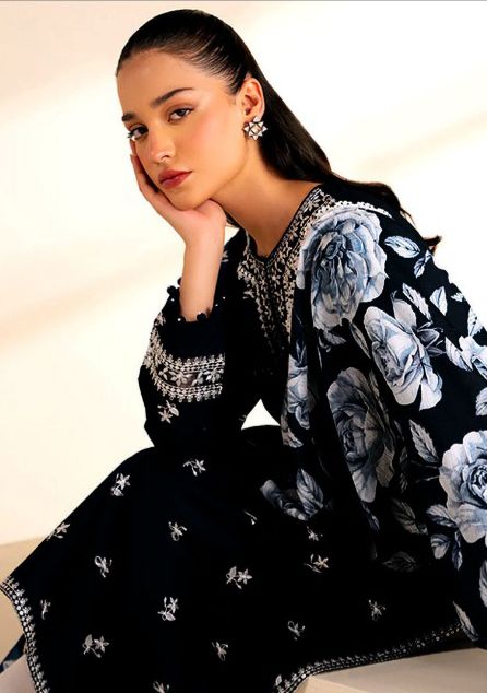 Dhanak 3Pcs Suit with wool shawl