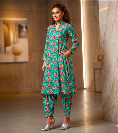 Luxury Branded Khaddar 2-Piece | Premium Winter Fabric