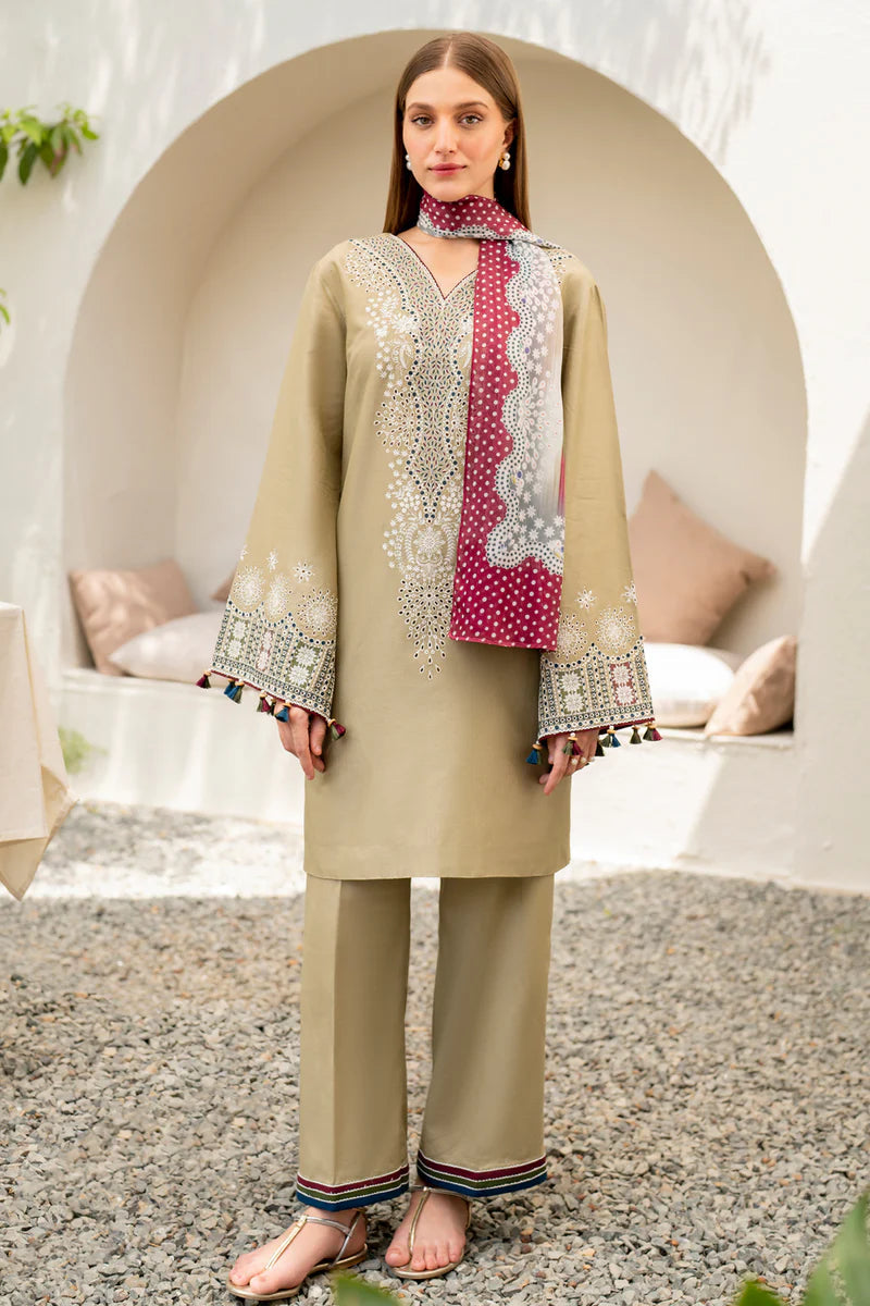 Sapphire brand Dhanak 3p with wool shawl