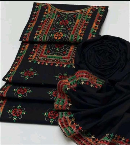 Winter 2p embroidered shirt and trouser