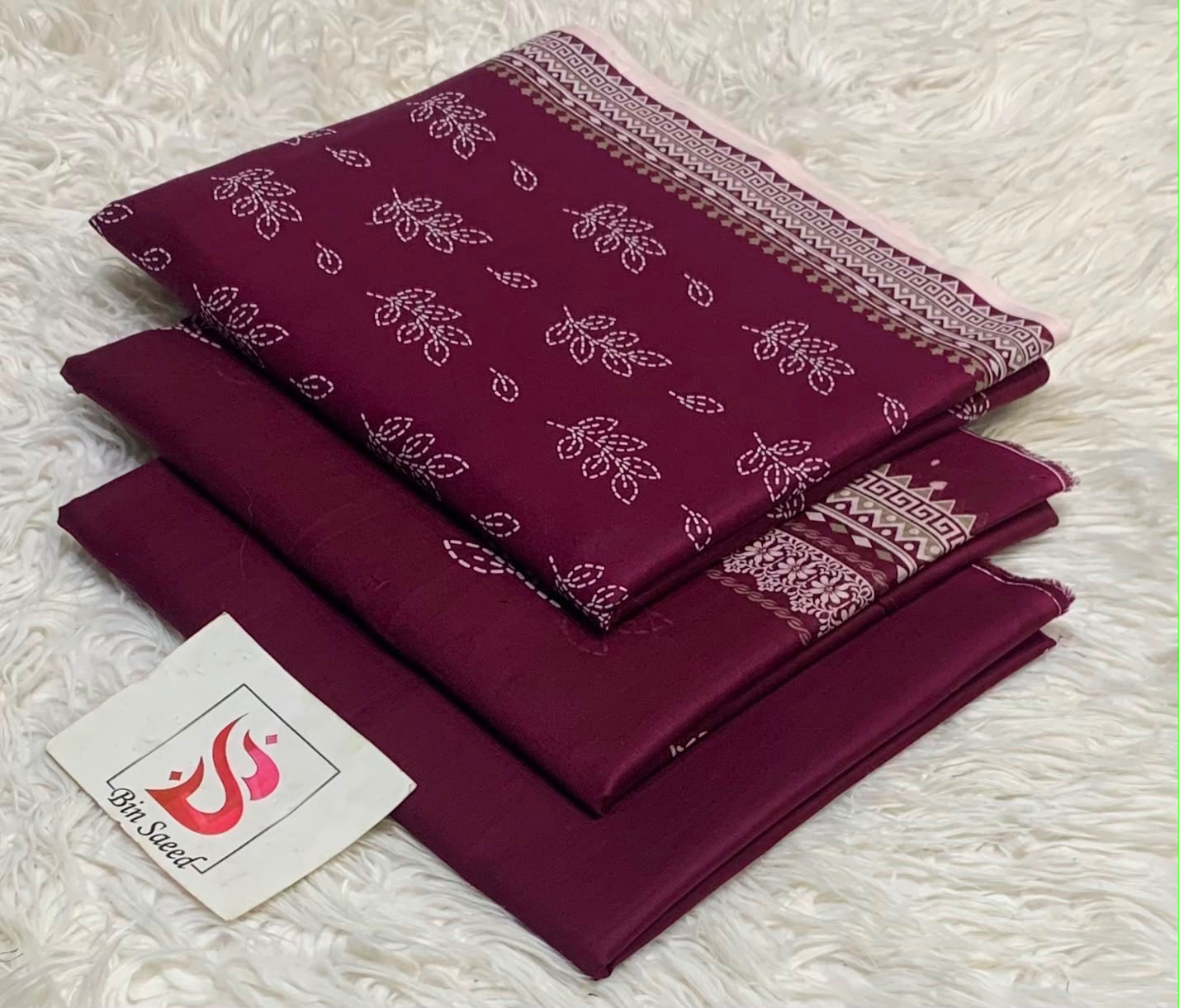 Bin saeed original lawn suits 3pc - My Store