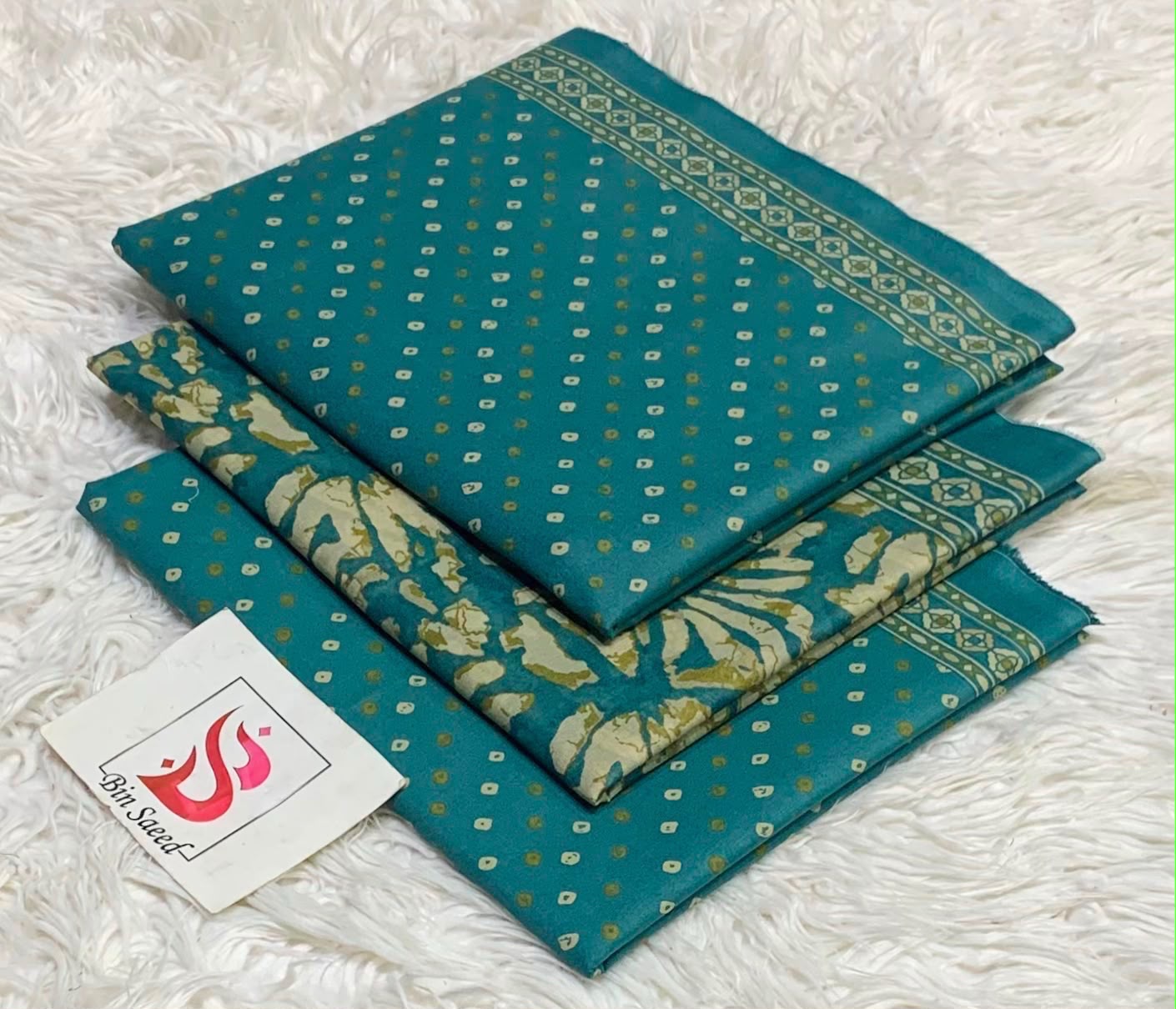Bin saeed original lawn suits 3pc - My Store