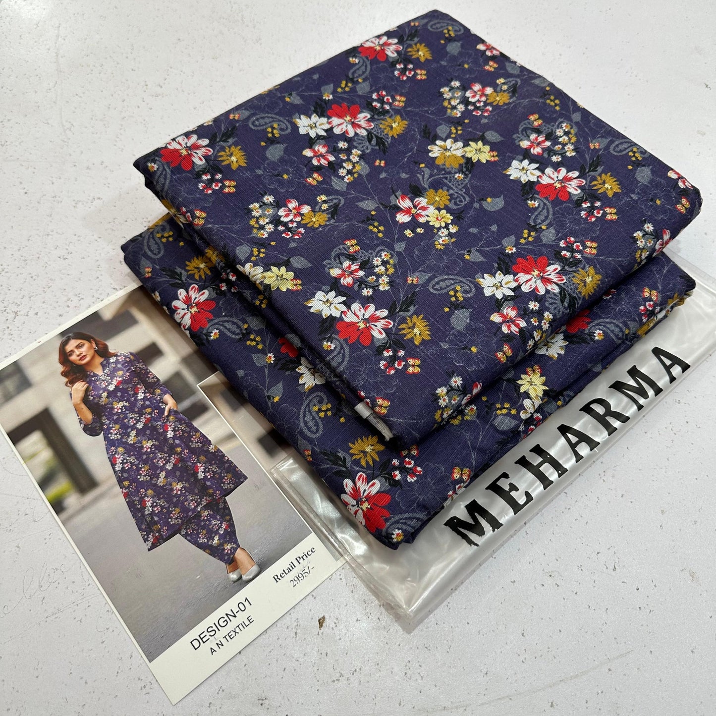 Luxury Branded Khaddar 2-Piece | Premium Winter Fabric