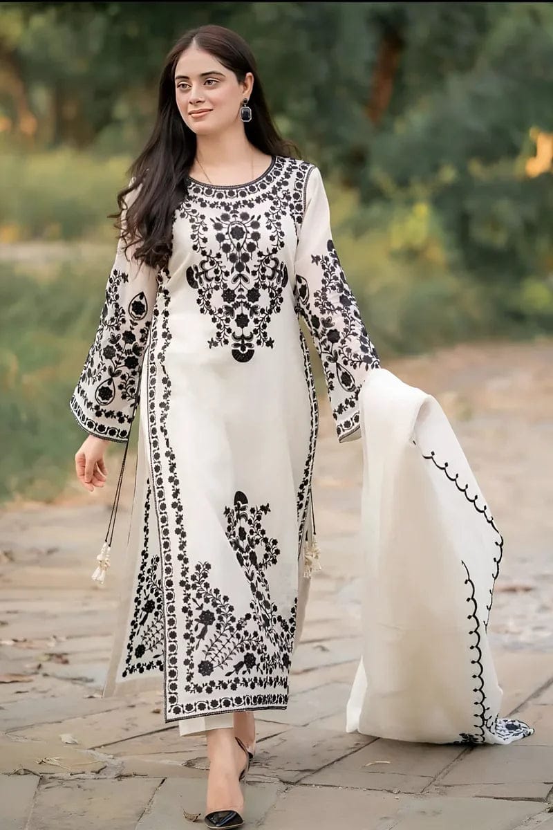 Asim jofa 3p Lawn Suit