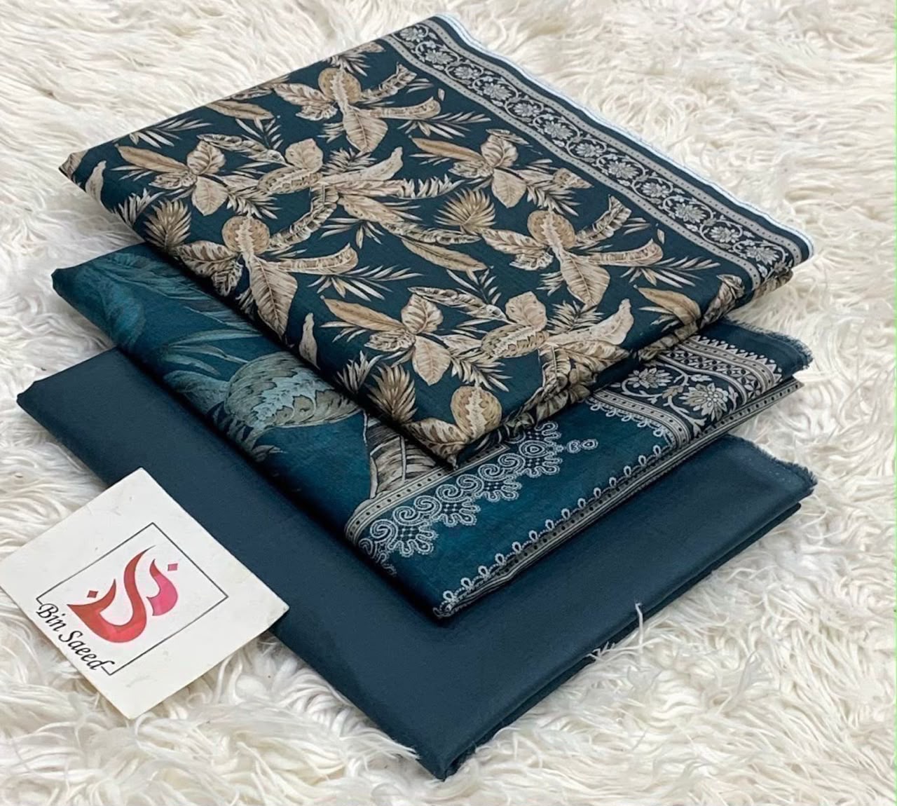 Bin saeed original lawn suits 3pc - My Store