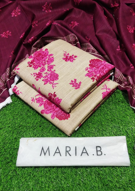 Maria B khaddar 3p Allover