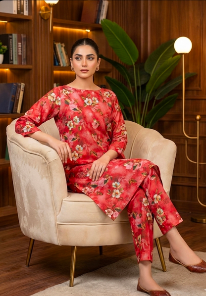 Luxury Branded Khaddar 2-Piece | Premium Winter Fabric