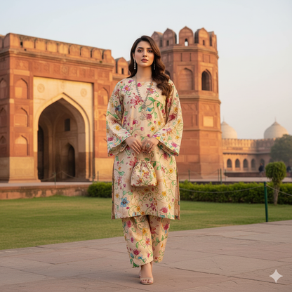 2p unstitched Roma Garments cotton ( color and stuff guaranteed)