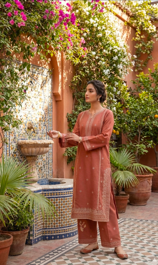 Premium Embroidered Lawn 2PC Collection | Maria b