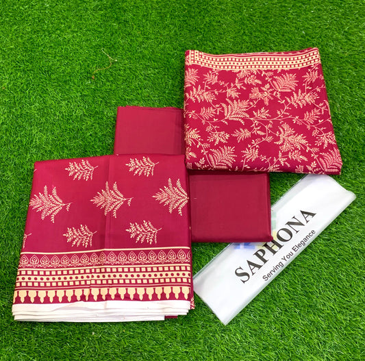 Saphona original 3p linen allover