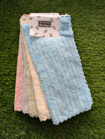 Microfiber cleaning cloths | Ultra-soft & absorbent | Perfect for kitchen, bathroom, and general household dusting and polishing | pack of 10Pc