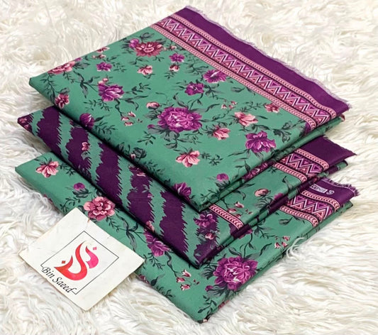 Bin Saeed Lawn 3Pcs (100% Original)