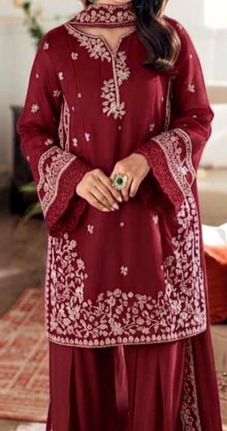 Azure 3p Lawn Suit 2026