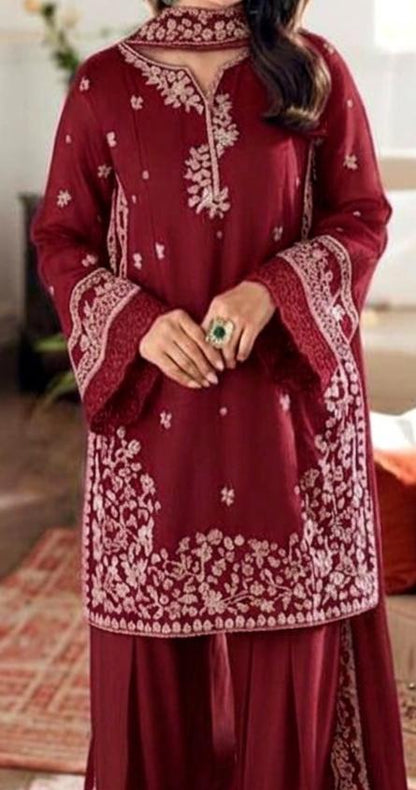 Azure 3p Lawn Suit 2026