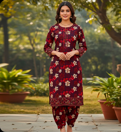 Luxury Branded Khaddar 2-Piece | Premium Winter Fabric