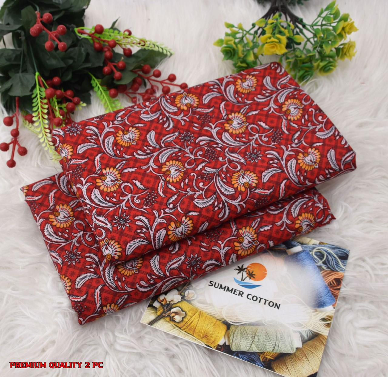 All Over Digital Printed Summer Cotton-2PC