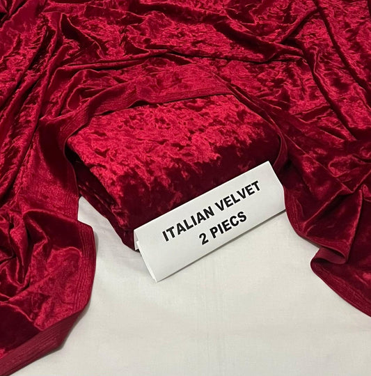 Imported italian Velvet 2 piece Original Collection