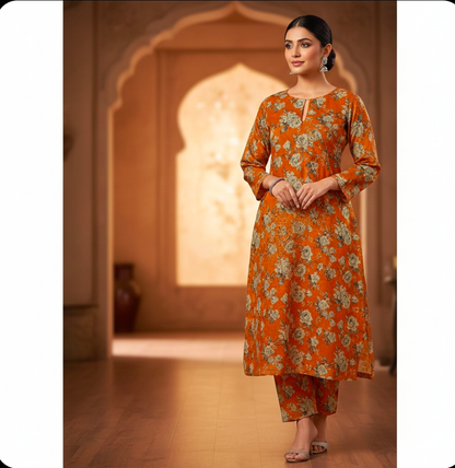 Luxury Branded Khaddar 2-Piece | Premium Winter Fabric