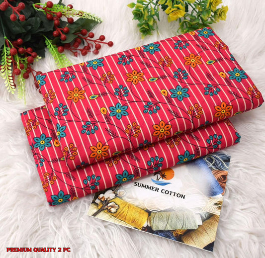 All Over Digital Printed Summer Cotton-2PC