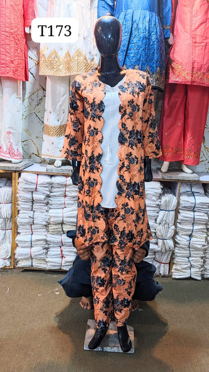 Open goan with inner  Cotton 2p f stitched