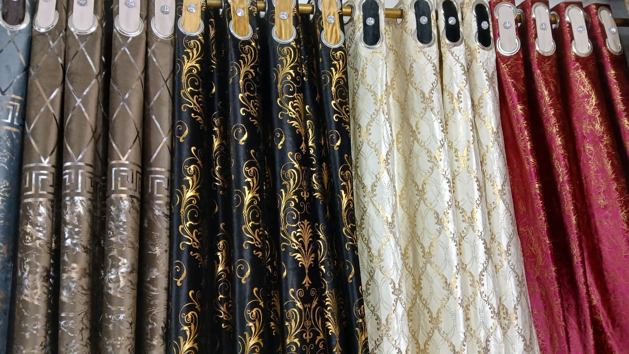 Imported Malai velvet texture curtain
