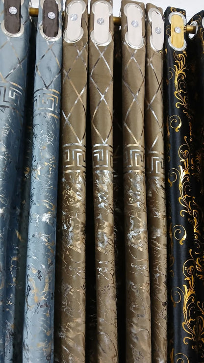 Imported Malai velvet texture curtain