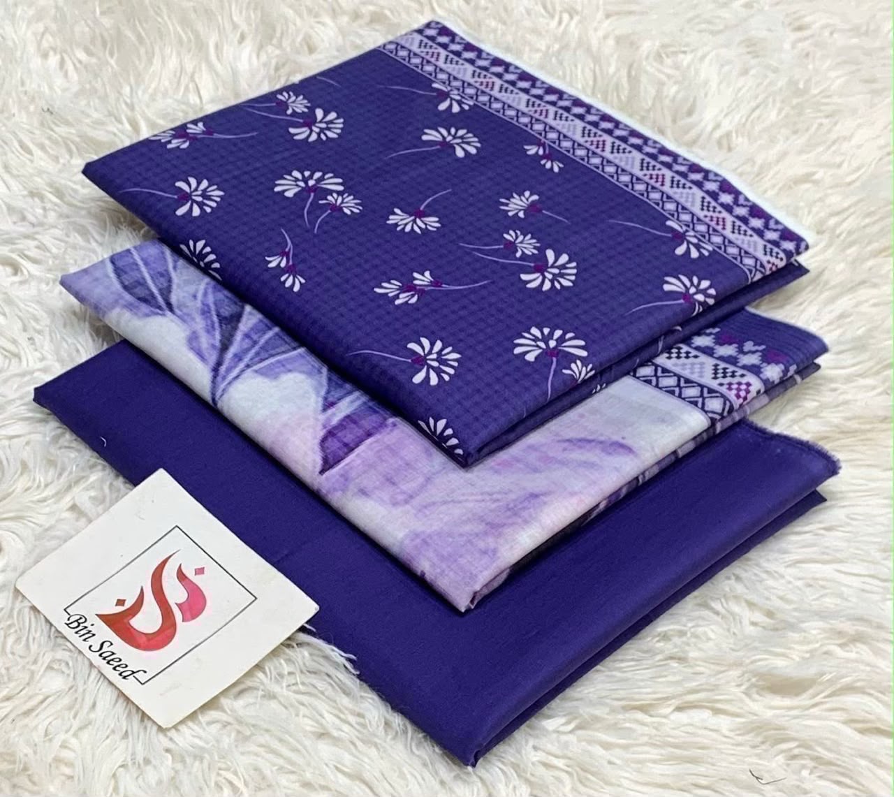 Bin saeed original lawn suits 3pc - My Store