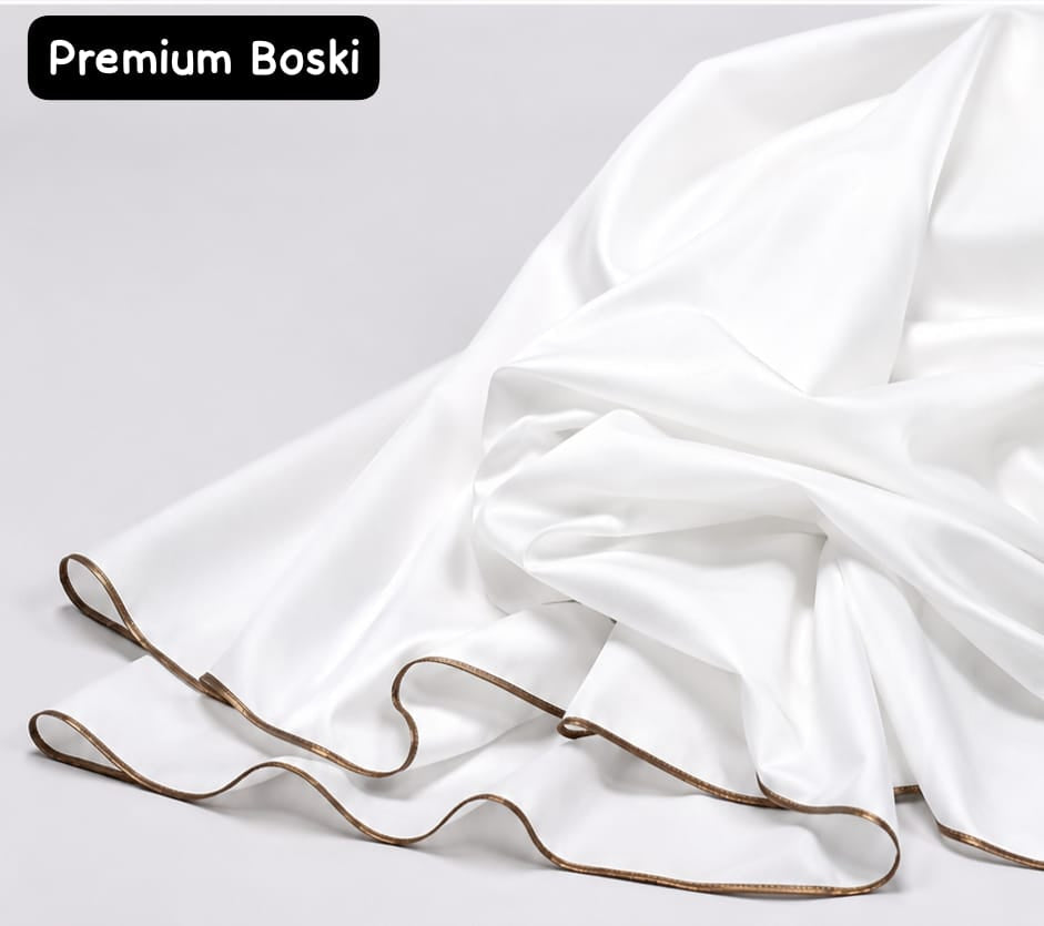 The Royal Boski Suit off-white unstitched 4 meter fabric for men boski shalwar kameez